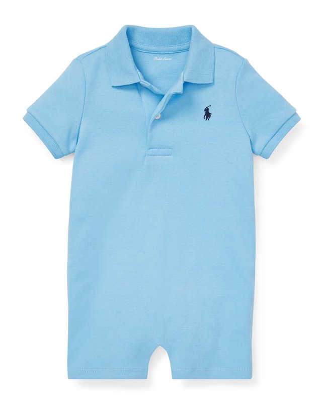 Boy's Interlock Polo Shortall, Size 3-